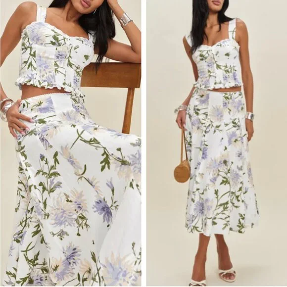 Reformation Anatolia Linen Two Piece - Picture 2 of 13